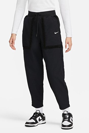 Nike Αθλητικά ρούχα Essential Plus Size Γυναικεία Φούτερ Μαύρο