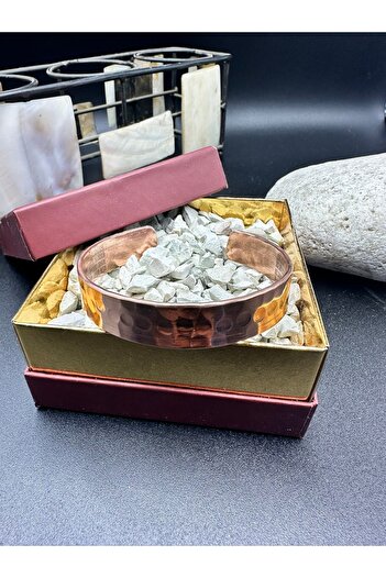KAVELE Ham Saf Bakır  Bileklik 17 Cm 35-40gr