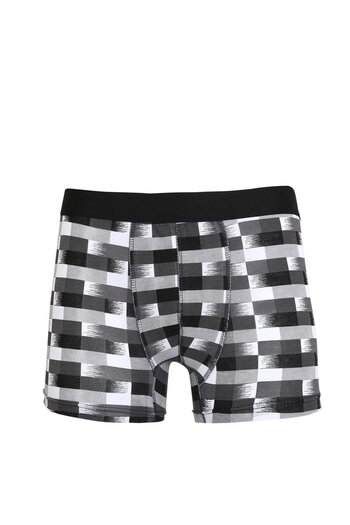 Akbeniz Men's Combed Lycra Patterned Boxer 40120