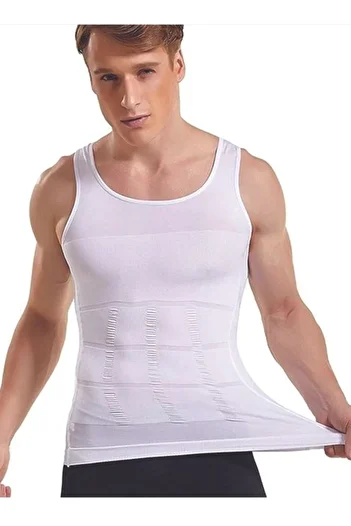 BARUCCA Men's Athlete Corset Waist Chest Belly Recovery Firming Upright Posture Helping Corset