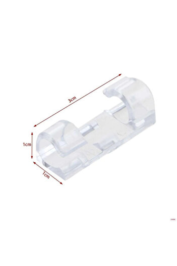 TİNEKE 20 Pcs Cable Organizer - Fixing Clips, Wall Tile Glass Holder, Adhesive