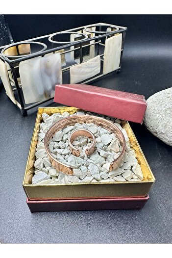 KAVELE Pure Copper Special Zeolite Sand Bracelet