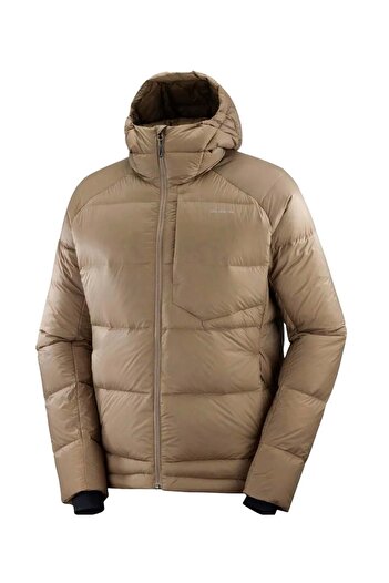 Salomon Lc2361000 Outline Down Hooded 800 Dolum Kaz Tüyü Erkek Mont Kahverengi