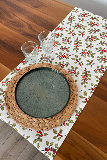 KAMİZ %100 Pamuklu Runner | Kokina Desen 40x150
