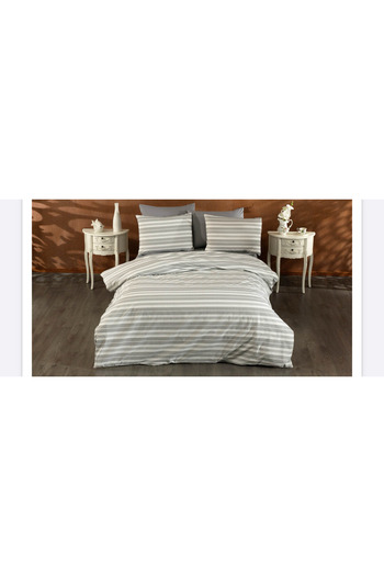 pınarhome collectıon 4-Piece Double Duvet Cover Set - Bottom Crossbody Combination, Color and Elastic Pillowcase