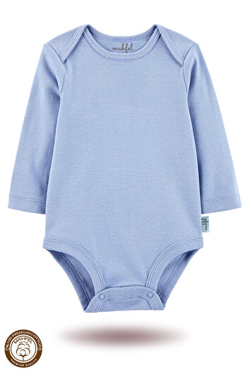 MAHFEL 2-Piece 100% Cotton Organic Printed Snap Fastener Baby Bodysuit