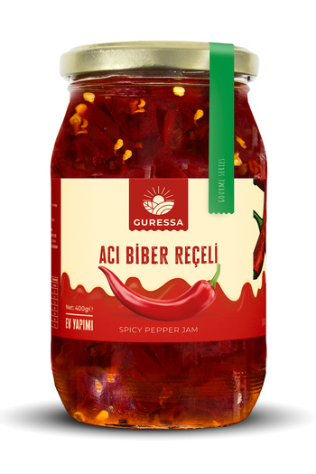GURESSA Acı Biber Reçeli 400 Gr Doğal Ev Yapımı