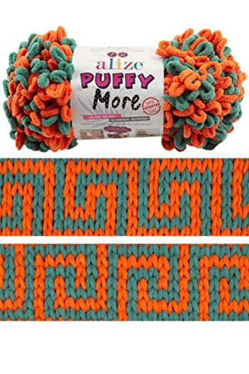 Yarn Home Alize Puffy More 6548 |   150 Grams (1.5 Yumak)