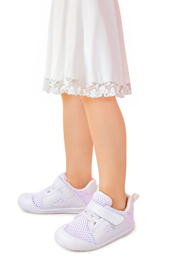 KARAMAZI Puppies Velcro Baby Girl First Step Orthopedic Daily Shoes