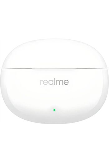 realme Buds T110 with AI ENC for Calls, Fast Charging Bluetooth Headset (Pop White)