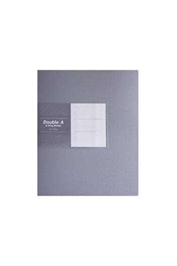 DOUBLE A Pocket File A4/60 Pockets Grey Color|Suitable for School and Office Purpose