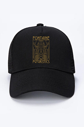 Tshirthane Bioshock Fontaine Futuristics Black Mesh Cap