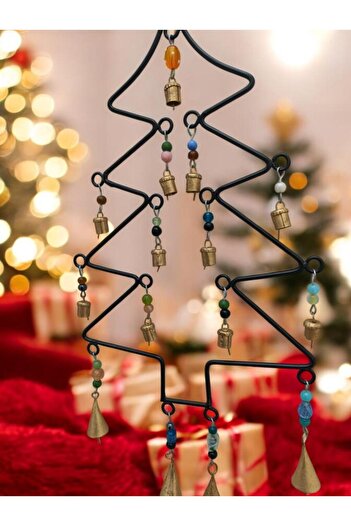 SUME Metal Christmas Tree Bell Christmas Ornament Party Decor