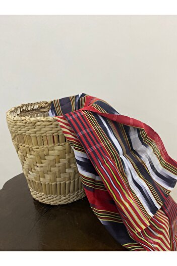 DİNÇLER TEKSTİL Shoulder Scarf 2 Meters Filtikos Hand Woven Scarf