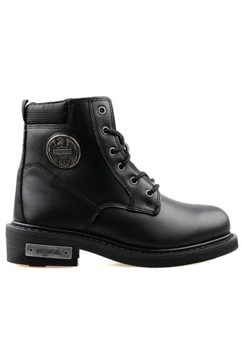 Harley Davidson 025g 100128   Jim Black Oiled Leather Women's Casual Boots