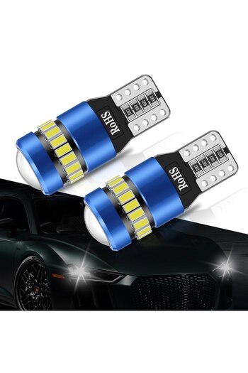 Choice White 2pcs T10 W5w Led Canbus No Error 12v Car Side Interior Lights 168 194 3030 Smd Bmw Audi Super