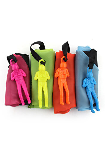 Choice Mini Parachute 4 Pieces Hand Throwing Outdoor Beach Toy Educational Parent Child Entertainment
