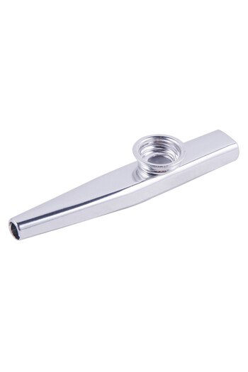 Choice Silver Kazoo Silver Aluminum Alloy With Membrane Flute Diaphragm Mouth Kazoos Musical Instruments