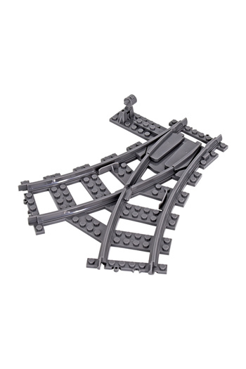 Choice Stytle G City Trains Flexible Tracks Forked Straight Curved Soft Rails Track Switch Building Block B