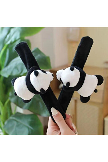 Choice Single Ring 1pc Kawaii Animal Slap Snap Wrap Wristband Bracelet Panda Plush Hand Ring Wristband For