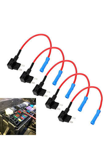 Choice 5 قطع محول إضافة دائرة APM Tap Mini Blade Micro 12V حامل صندوق المصاهر للسيارة Auto Motri Insura