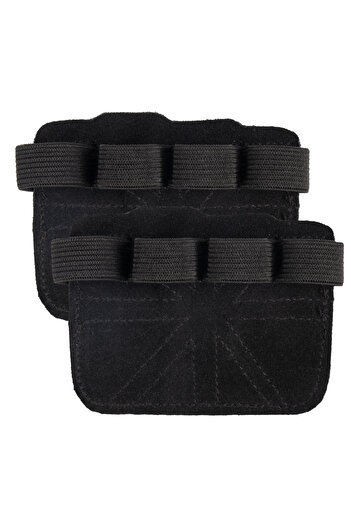 Choice L black one pair Leather Weight Lifting Training Gloves Palm Protection Women Men Fitness Sports Gy