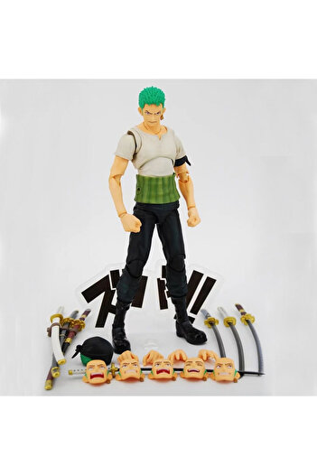 Choice with box Anime One Piece Roronoa Zoro Past Blue Variable Articulated Boxed 18cm PVC Action Figure Co