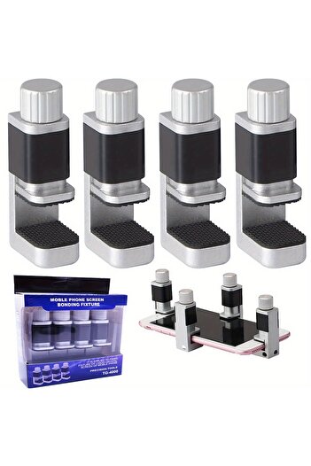 NIUXIANG 4pcs Phone Repair Clamps,Screen Clamps Securing Clip Tools 117 in 1 Precision Screwdriver Set Electr