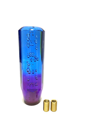 Choice 15cm 10/15/20cm Blue Purple Shift Knob Crystal Transparent Gear Shift Knob Car Modification Universa