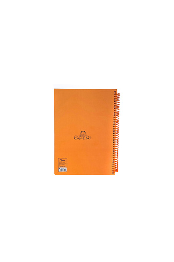 Space License Garfield Universal Spiral Hard Cover Checked Notebook