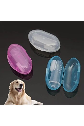 Choice 5pcs Random Color 5pcs Pet Finger Toothbrush - Easy And Effective Dental Care For Dogs And Cats