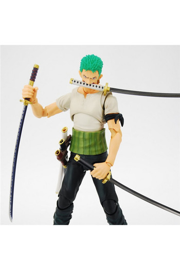 Choice with box Anime One Piece Roronoa Zoro Past Blue Variable Articulated Boxed 18cm PVC Action Figure Co
