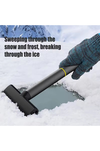 Choice Gray Car Ice Scraper Windshield Snow Removal Shovel Ice Breaker Snow Remover Cleaning Glass Brush TP