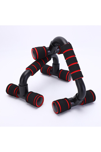 Choice Red H-type Push-up Stand Push-up Fitness Equipment Chest Muscle Training Home Foam Push-ups