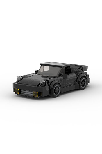 Choice Porsche Black Bird MOC-Black Bird (930)Turbo racing sports car Vehicle Speed Racer Building Blocks B