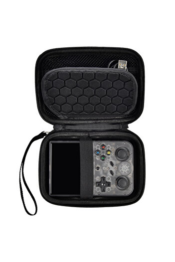 Choice black Travel Case Compatible with RG353V/ RG35XX/RG353VS/ R36S Retro Handheld Game Console, Handheld