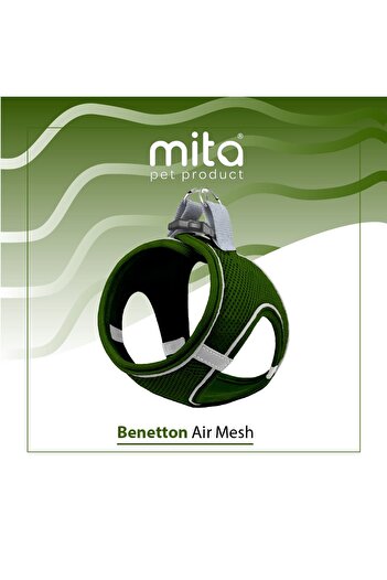 Mita Pet Air Mesh Cat Dog Collar Double Reflective, Anti-Sweat