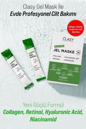 Clasy Care Aloevera Gel Mask - Gençleştirici Jel Maske