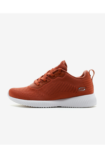 SKECHERS Bobs Squad - Tough Talk Women's Sports Shoes Orange 32504 Brck
