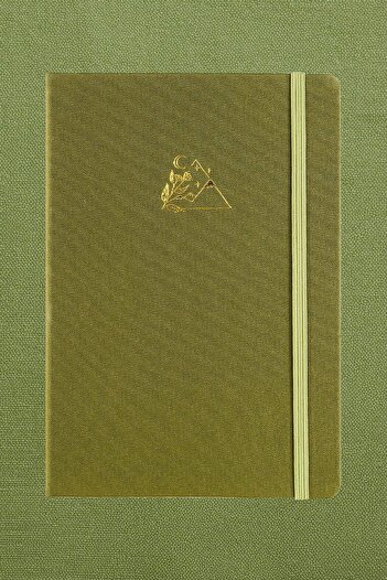 Victoria's Journals Bujo Kraft Linen Notebook 96 Sheets A5 150 Gr. Kraft Striped