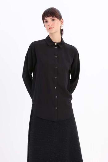 ALLDAY Stylish Button Shirt with Black-Counter Shirt