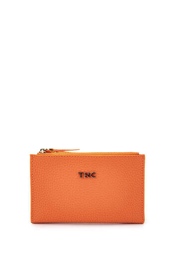Tamer Tanca Women's Vegan Orange Wallet Wallet