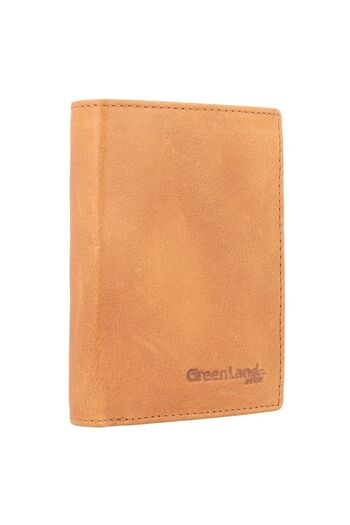 Greenland Nature GreenLand NATURE Wallet RFID protection Leather 9 cm