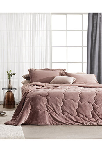 Madame Coco Kaira Single Comforter Set - Powder