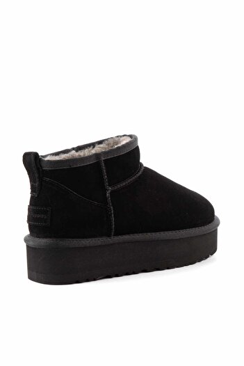 Hush Puppies Black Hakiki Deri Kadın Bot & Bootie Hp0144094302