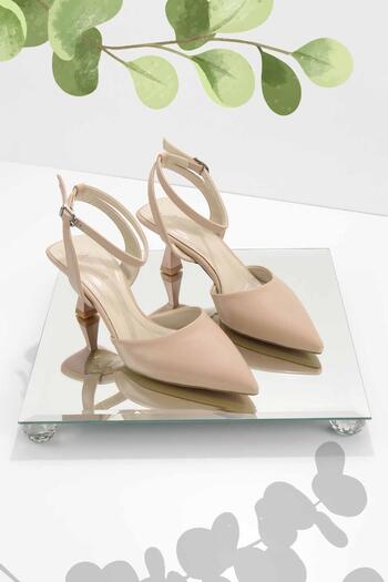 Bambi Beige Women's Classic Heeled Shoes01231316609