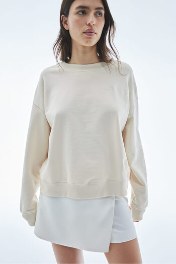 H&M Yazı Motifli Sweatshirt