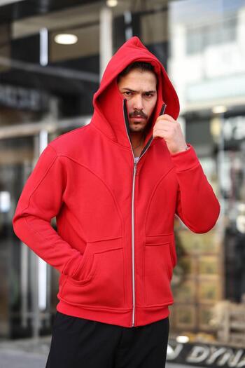 YUNED Hooded Masked Sweat