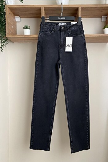 İstangül Butik Karol Premium Quality Leg Cut Mom Fit