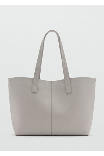 MANGO Woman Shopper-Tasche mit Doppelgriff